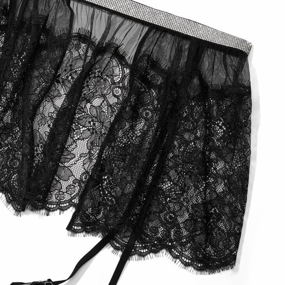 Victoria secret shiny strap skirt garter - Picture 2 of 8